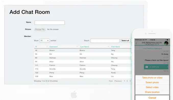 Team More Messenger module: enterprise chat with file sharing